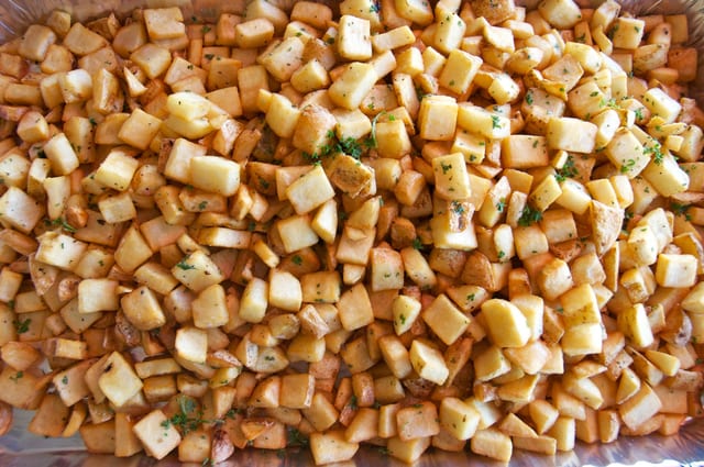 Greek Potatoes-Catering.