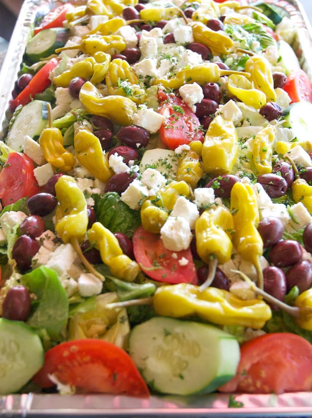 Greek Salad-Catering.