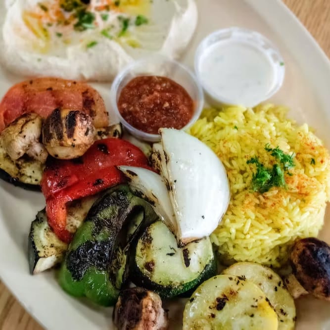 Grilled Fresh Vegetables.